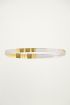 Gouden armband met platte kralen My Jewellery