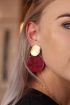 Statement Oorbel Rood, Oorhangers