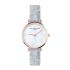 My Jewellery Horloge velvet bandje marmer grijs
