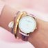 Horloge roze zilver