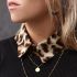 My Jewellery Los kraagje leopard print