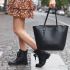 My Jewellery Shopper zwart pu leer