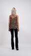 Panterprint top bruin zwart met lagen, tops My Jewellery