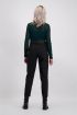 Pantalon zwart met grote riem, Broeken