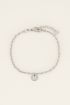 Armband mit Initial Silber, Armband mit Initialen My Jewellery