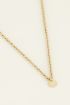 Goldene Halskette mit Vintage-Initialen, minimalistische Kette | My Jewellery