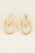 Oorhangers met grote ringen, oorstekers | My Jewellery