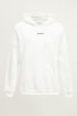 Witte Hoodie Ciao Bella, capuchontrui