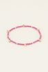 Armband met roze kralen | Kralen armband bij My Jewellery