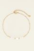 Enkelbandje kralen & parel | Enkelbandjes dames | My Jewellery