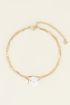 Double flower anklet | My Jewellery