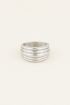 Ring met laagjes | Roestvrijstalen ring my jewellery