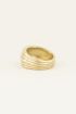 Ring met laagjes | Roestvrijstalen ring my jewellery