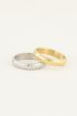 Smalle ring schubben | Brede ring | Dames ring My jewellery