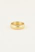 Brede ring schubben | Brede ring | Dames ring My jewellery