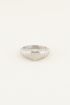 Ring hartje geribbeld | Ringen | My Jewellery