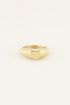 Ring hartje geribbeld | Ringen | My Jewellery