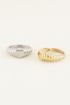 Ring hartje geribbeld | Ringen | My Jewellery