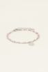 Dubbel armbandje multikleur kraaltjes | My Jewellery
