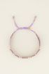Lila armband bedels & kraaltjes | My Jewellery