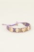 Lila armband bedels & kraaltjes | My Jewellery