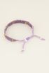 Lila armband bedels & kraaltjes | My Jewellery