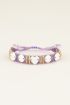 Lila armband bedels & kraaltjes | My Jewellery