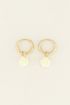 Witte oorbellen roosjes | My Jewellery