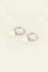 Witte oorbellen roosjes | My Jewellery