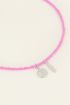 Moments kralen ketting roze |My Jewellery