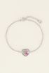 Armband droogbloemen hartje | My Jewellery
