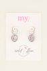 Oorringen wildflower hartje | My Jewellery