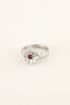 Ring bloem & steentje | Ringen | My Jewellery