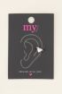 Ear cuff hangend driehoekje | My Jewellery