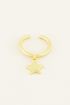 Ear cuff hangend sterretje | My Jewellery