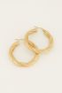 Oorringen gedraaid groot | My Jewellery