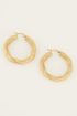 Oorringen gedraaid groot | My Jewellery