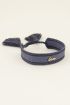 Blauwe bohemian armband love | My Jewellery
