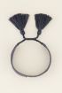 Blauwe bohemian armband love | My Jewellery