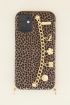 Bruin telefoonhoesje met ketting | My Jewellery