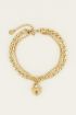Dubbele schakelarmband met slotje | My Jewellery
