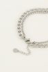 Dubbele schakelarmband met slotje | My Jewellery