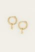 Oorringen ster & strass | My Jewellery