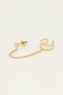 Heart stud with ear cuff | My Jewellery