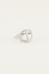 Ring ovaal gedraaid patroon | My Jewellery
