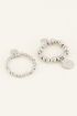 Stretch ringen set met muntje | Bestel nu | My Jewellery