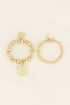Stretch ringen set met muntje | Bestel nu | My Jewellery