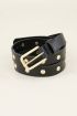 Zwarte riem goudkleurige studs | My Jewellery