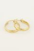 Round patterned hoop earrings | My Jewellery