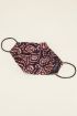 Rood mondkapje met paisley print | My Jewellery